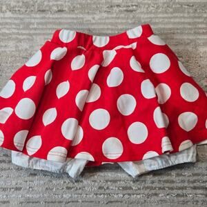 Disney Red and White Polka Dot Skirt